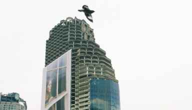 Sathorn Unique Wolkenkratzer Ghost Tower Bangkok Thailand Skurrille Sehenswürdigkeiten